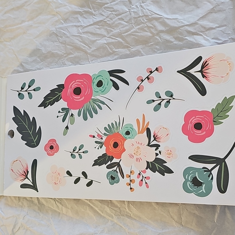 NWT The Happy Planner Floral Sticker Pack - Pink, Coral & Navy Accents 372pcs - Picture 7 of 7